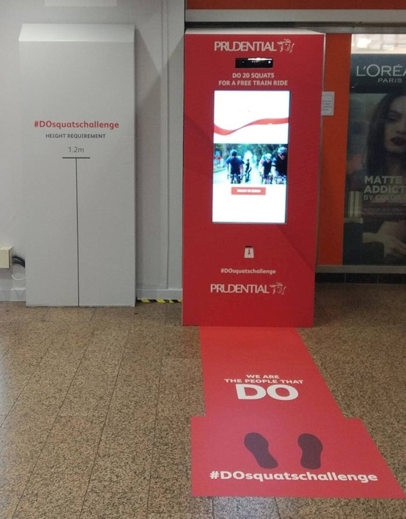 Ako napravite 20 čučnjeva, vozite se vlakom besplatno.