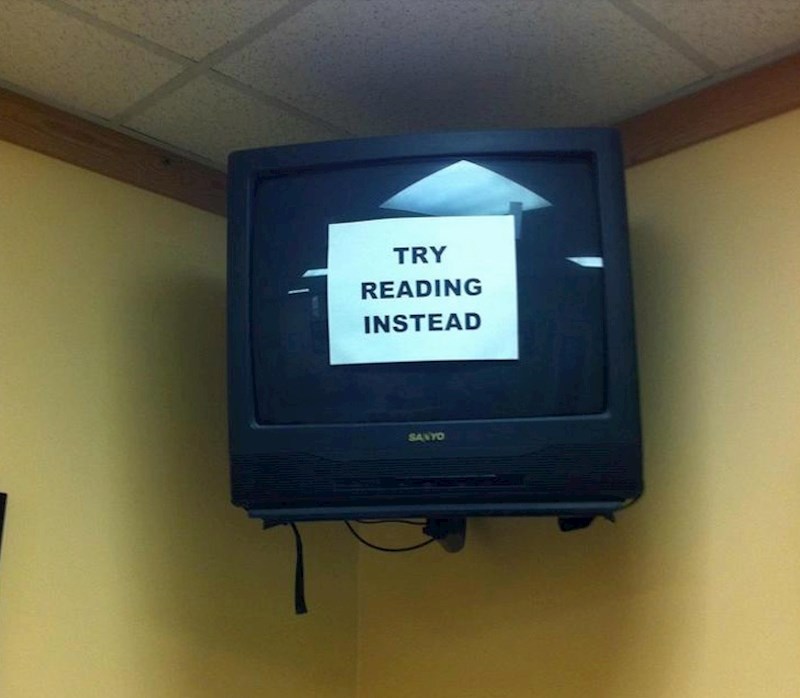 Ni TV više nije opcija, čak ni na pauzi.