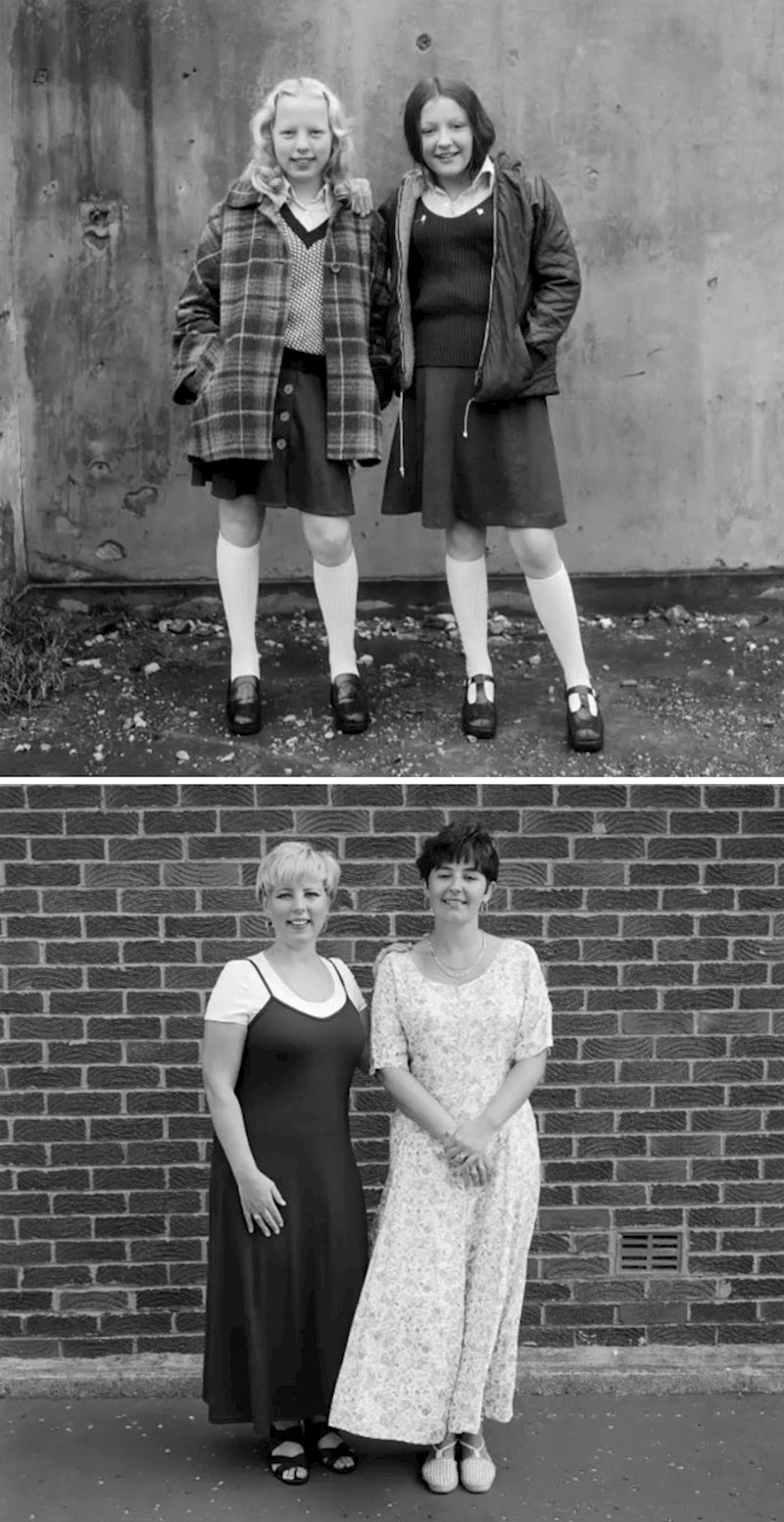 Christine Stauton (lijevo) & Christine Laughran (desno), 1974 / 1995