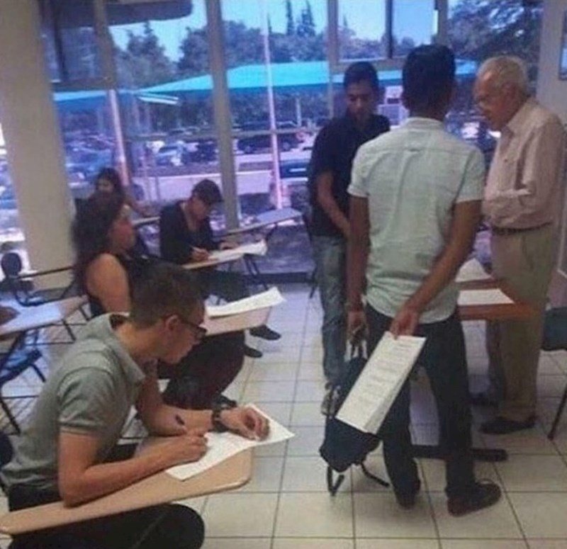 Prepisivanje pred profesorom je zbilja impresivan pothvat.