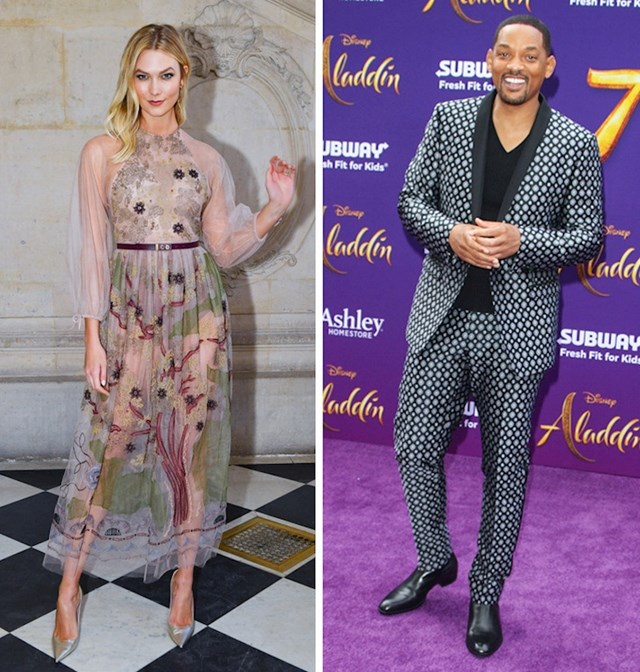 Karlie Kloss i Will Smith: 187 cm