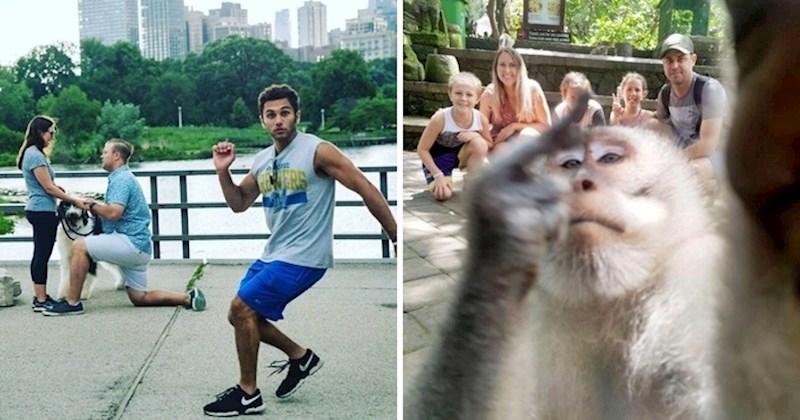 Ovi ljudi su dali sve od sebe da naprave dobru fotografiju, no u tome su ih spriječili zanimljivi detalji