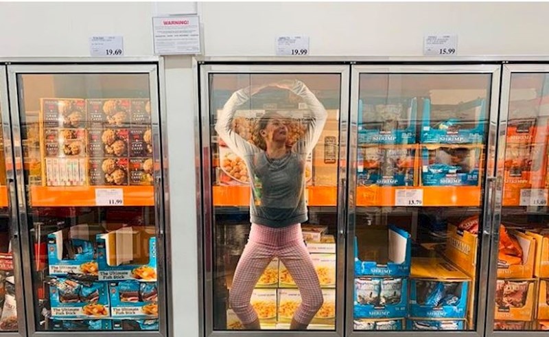 Jedan od čudnijih prizora slikanih u supermarketu...