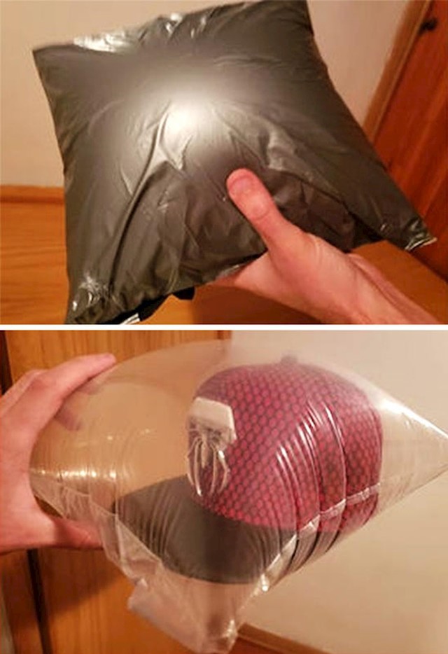 Zračni paket koji štiti predmete od gužvanja i savijanja
