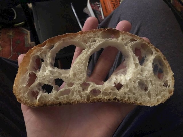 "Kupio sam kruh u supermarketu. Moram priznati da sam bio razočaran."