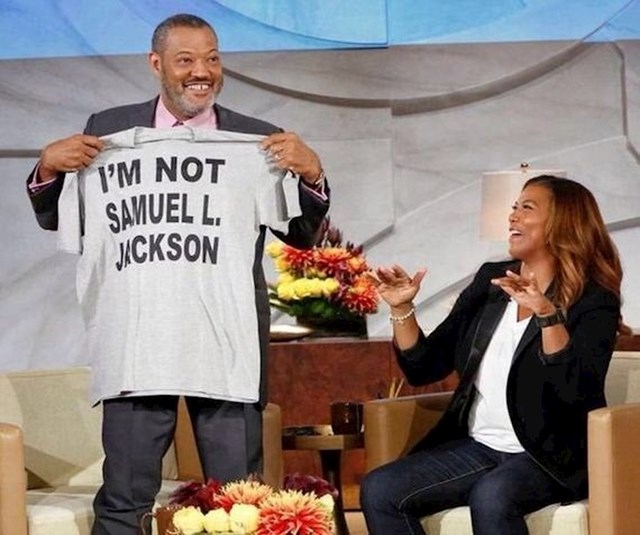 Napravio je majicu jer ljudi stalno misle da je Samuel L. Jackson.