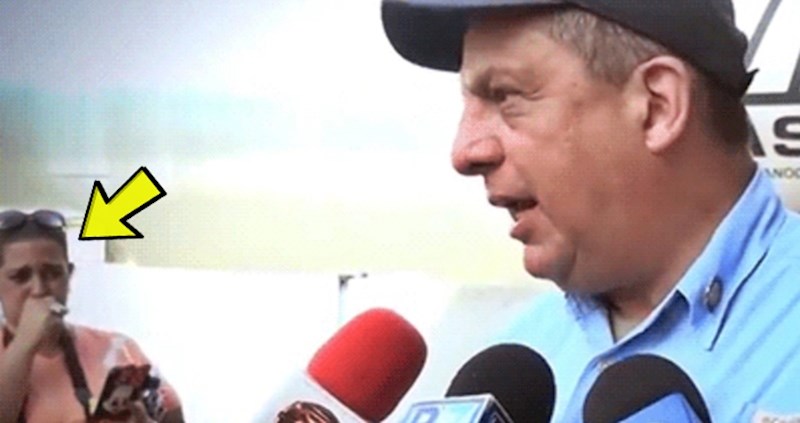 Bila je zaprepaštena kad je vidjela što se dogodilo liku koji je davao izjavu