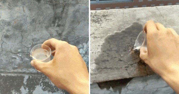 Uzeo je čašicu vode, prolio je po betonu i napravio genijalnu fotku