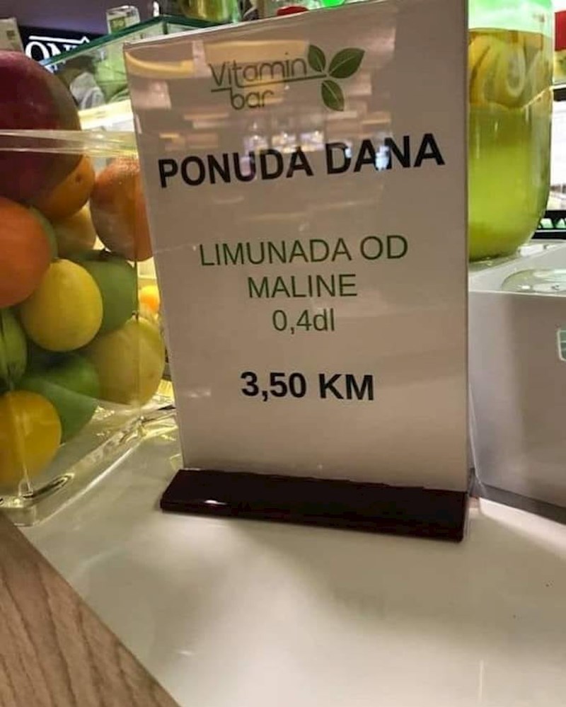Zašto se zove limunada ako je od malina?