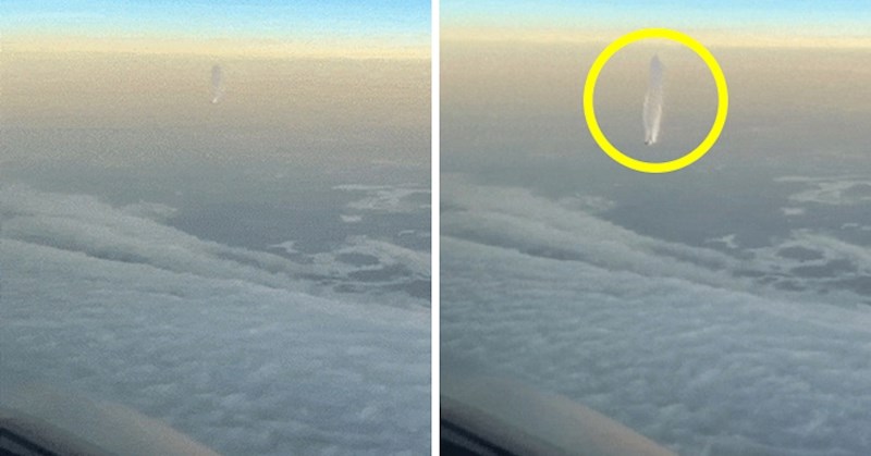 Putnik je iz aviona snimao oblake pa vidio prizor kakav vi vjerojatno nikad nećete vidjeti