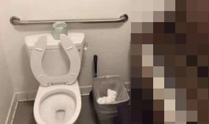 Netko je slikao jedan od najbizarnijih javnih WC-a ikad, unutra je bio neočekivani dodatak