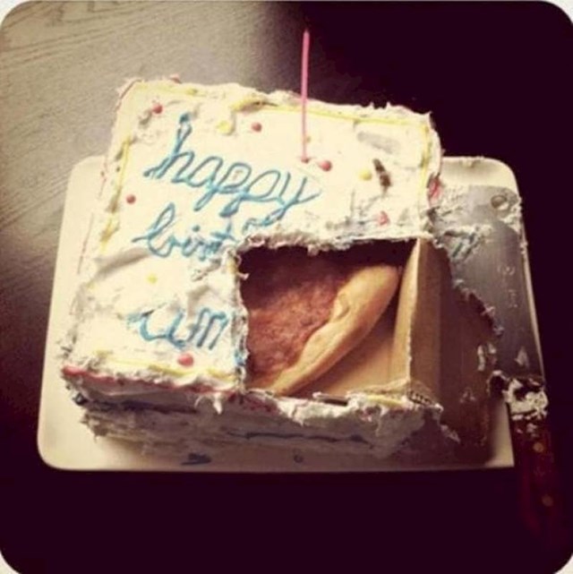 Rođendanska torta koja nije prava torta