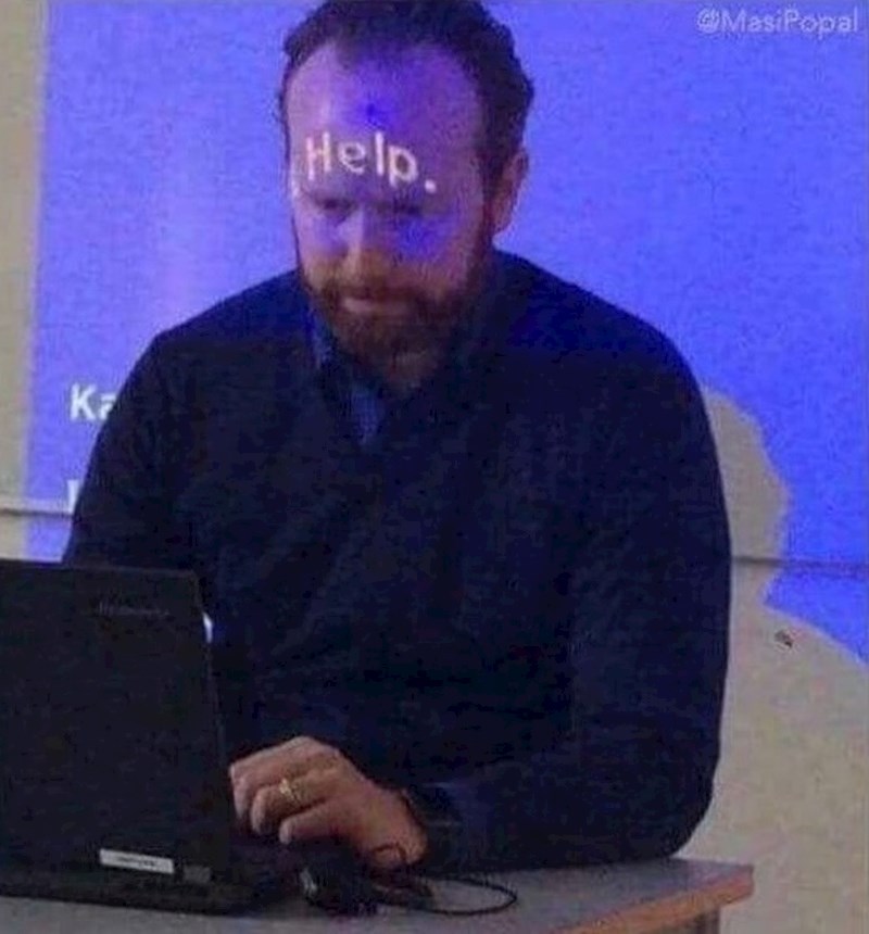 Trebala mu je pomoć.