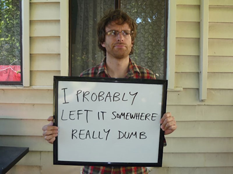 "Vjerojatno sam je ostavio ne nekom glupom mjestu"