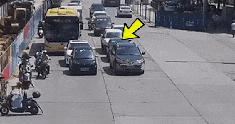 Vozači su odjednom blokirali promet, no nitko se nije ljutio kad su vidjeli što se događa