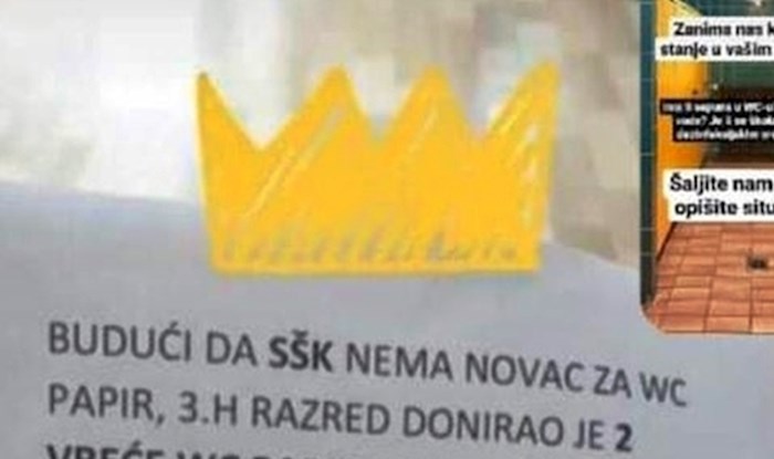 Škola nema novca za WC papir? Pogledajte što su ovi učenici napisali vodstvu škole