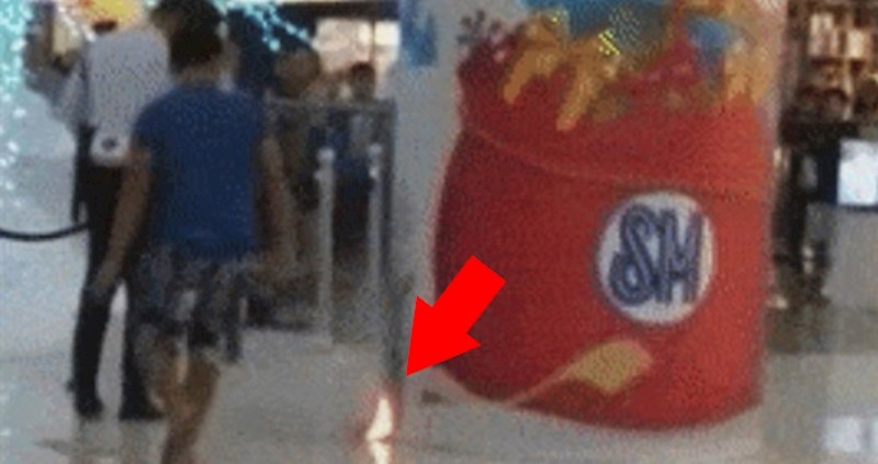 Zaštitari su paničarili kad se u shopping centru nešto zapalilo, dječak im je došao riješiti problem