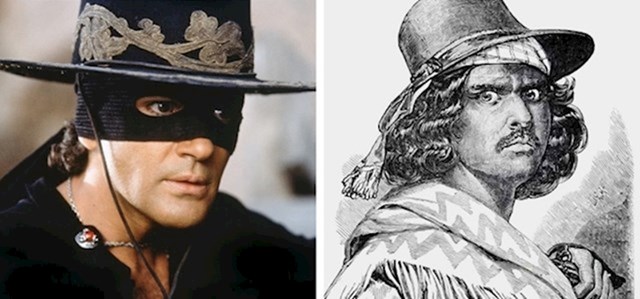 11 manje poznatih lica koja se kriju iza poznatih likova i reklama joaquin murrieta i zorro