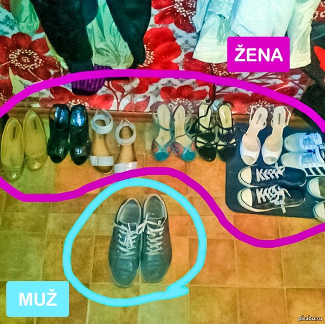 Muška odjeća / ženska odjeća u gotovo svakom domu...