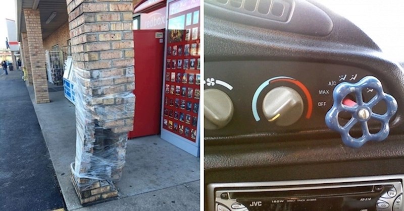 15 smiješnih slika stvari koje su "genijalci" popravili bez ikakvih troškova