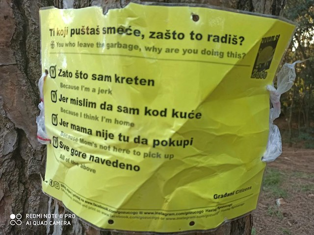 Evo što su mu napisali: