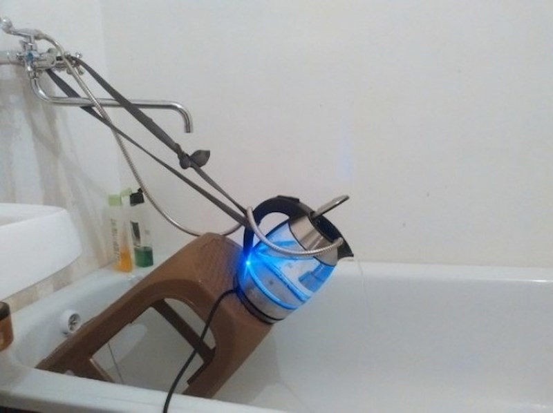 Kad u kupaonici nemaš toplu vodu...