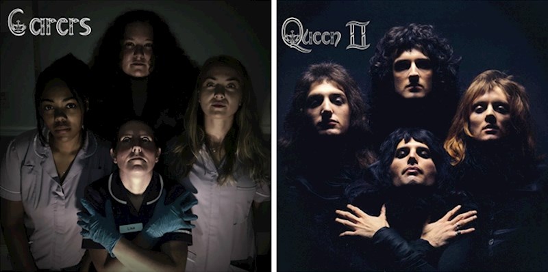 Jedan cover su napravile i sestre koje rade u staračkom domu. 😄