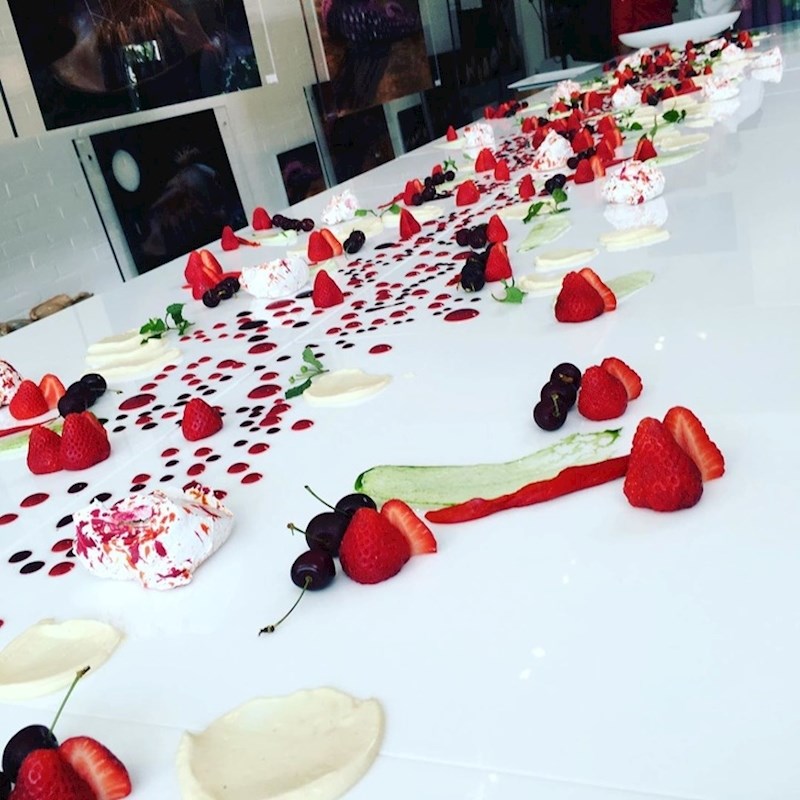 "Ovako su nam poslužili desert."