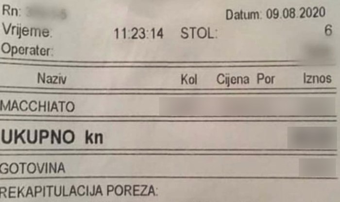 Neugodno su se iznenadili kad im je stigao račun za kavu, pogledajte koliko je koštala