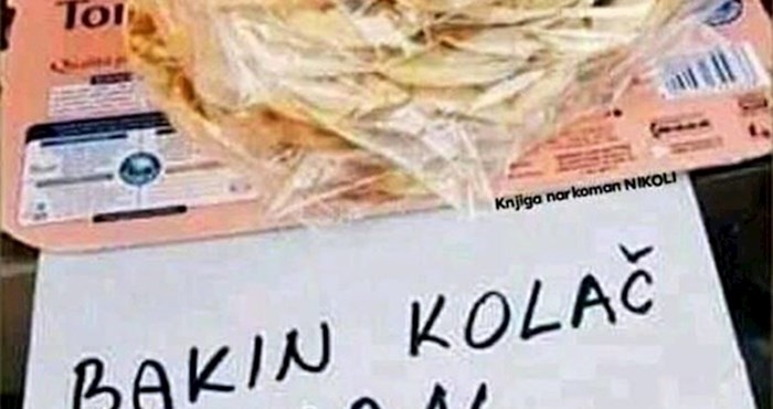 Na tržnici je prodavala "bakin kolač", prolaznike je nasmijao zadnji dio natpisa