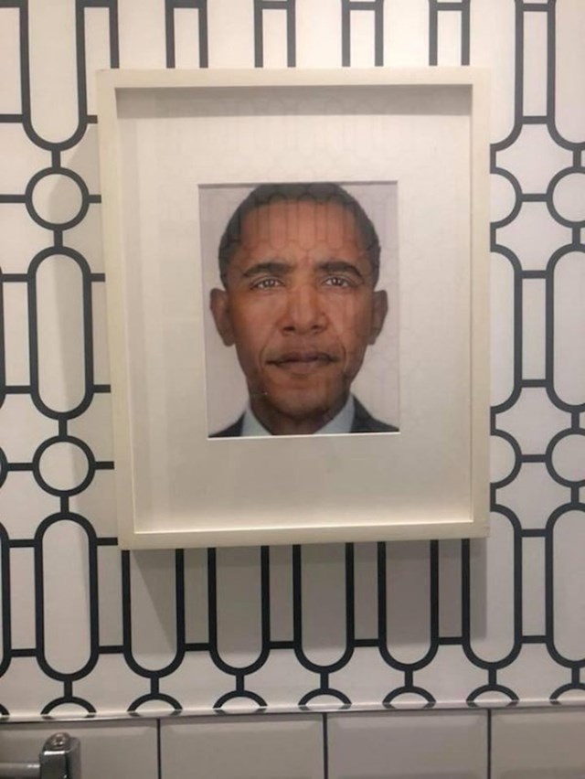 Vlasnik ovog apartmana očito jako voli Obamu.