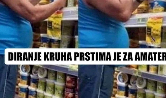 Netko je u supermarketu slikao odvratnu scenu zbog koje je odustao od kupnje