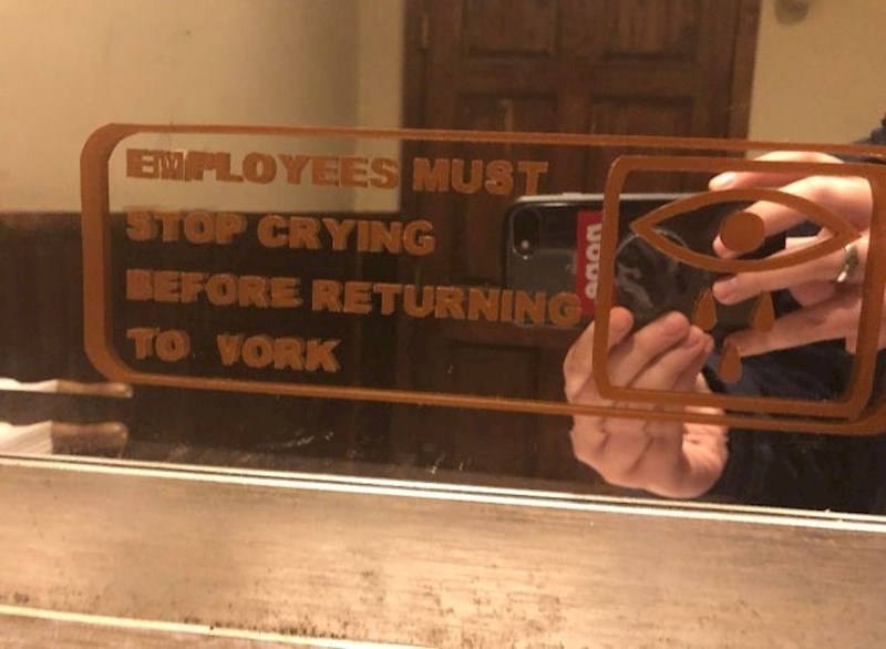 "Zaposlenici moraju prestati plakati prije nego što se vrate na posao"