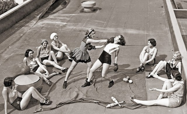 Ženski boks na krovu, 1930.