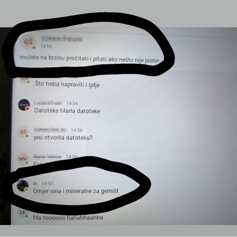 Učenika je zanimalo nešto drugo...