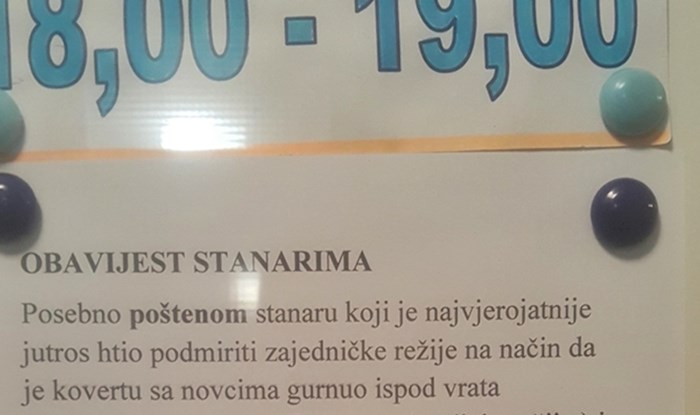 Netko je drugima htio platiti dio režija, predstavnik stanar je otkrio što se nakon toga dogodilo