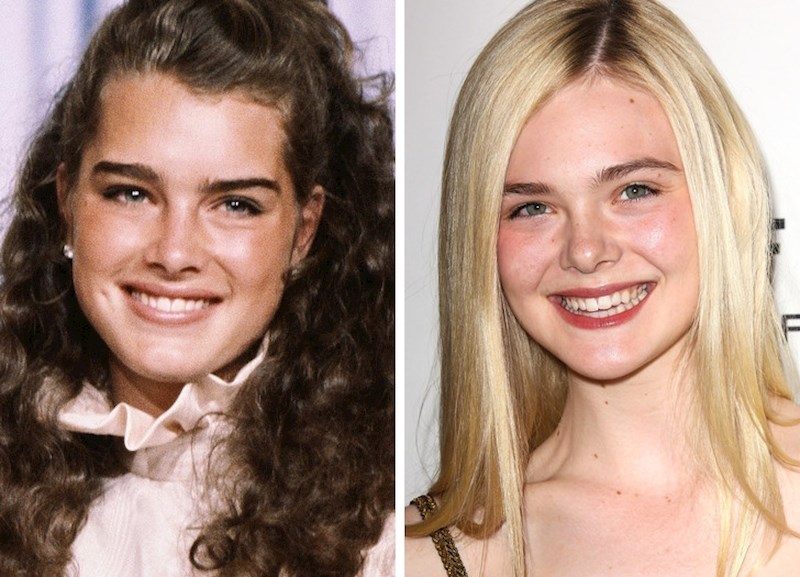 Brooke Shields i Elle Fanning sa 16 godina