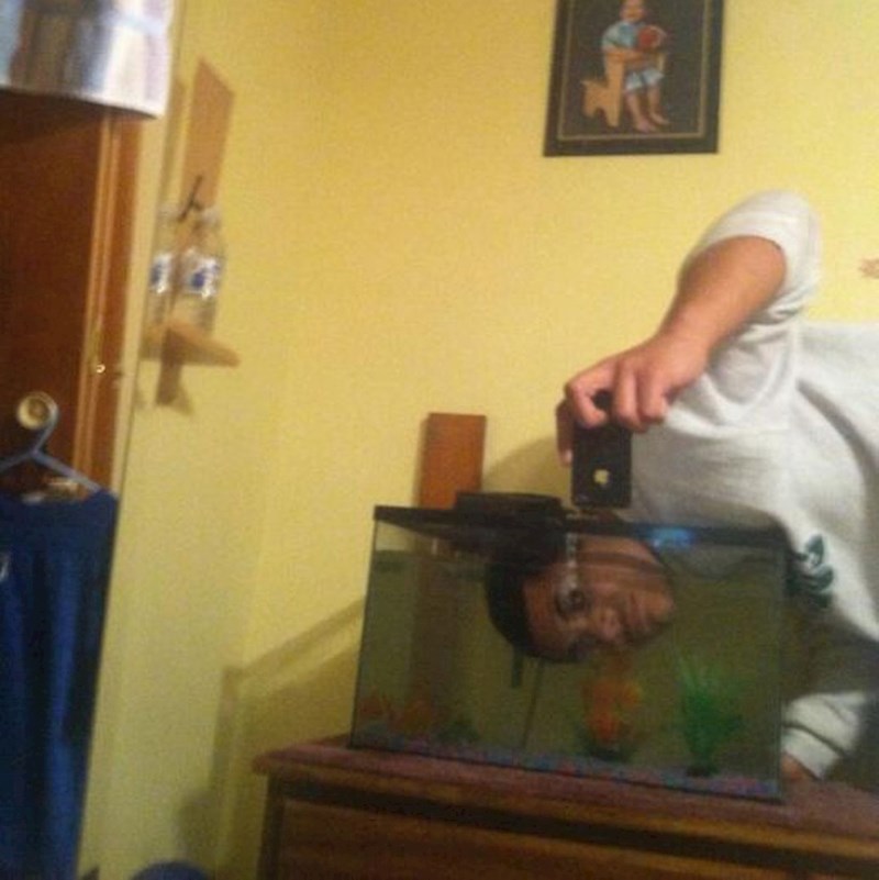 Oduvijek je htio napraviti podvodni selfie.