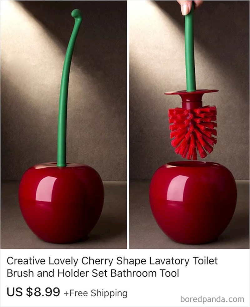 Set za WC u obliku višnje