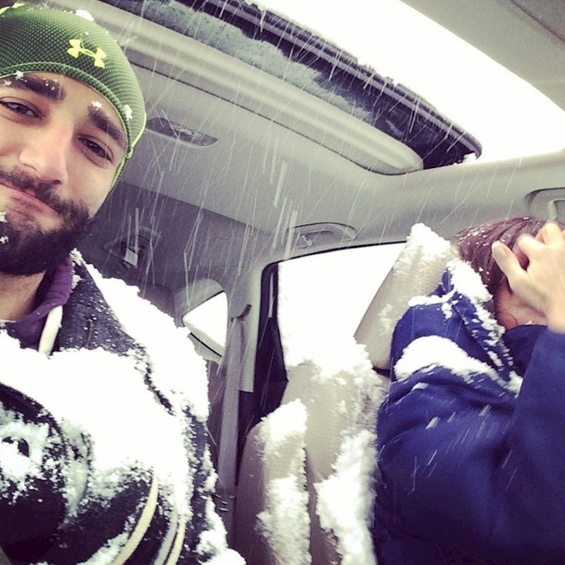 "Vani je padao snijeg, a moja mama je u autu slučajno otvorila krovni prozor."