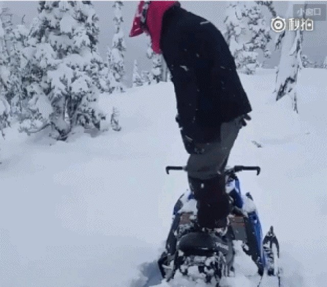 Skočio je kako bi provjerio koliko je snijeg dubok, no ovako nešto sigurno nije očekivao