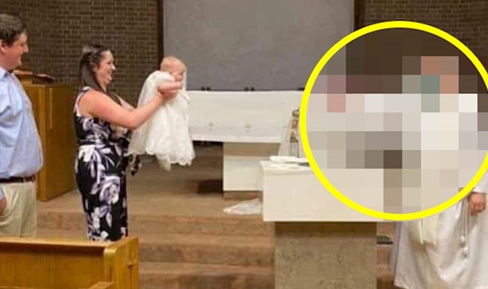 I krštenje djece u vrijeme korone izgleda drugačije, ova slika je nasmijala društvene mreže