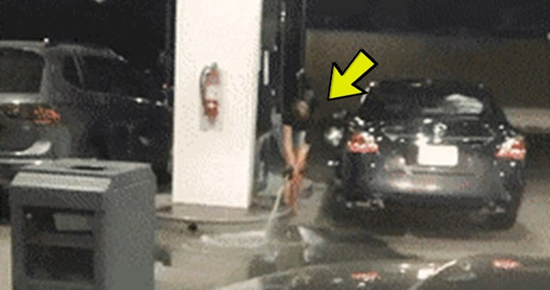 Vozači nisu znali trebaju li se smijati ili plakati kad su vidjeli ovu djevojku na benzinskoj postaji