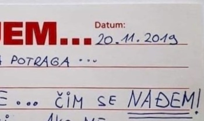 POTRAGA ZA ČUDAKOM U supermarketu su naišli na neobičan oglas, evo što je netko napisao