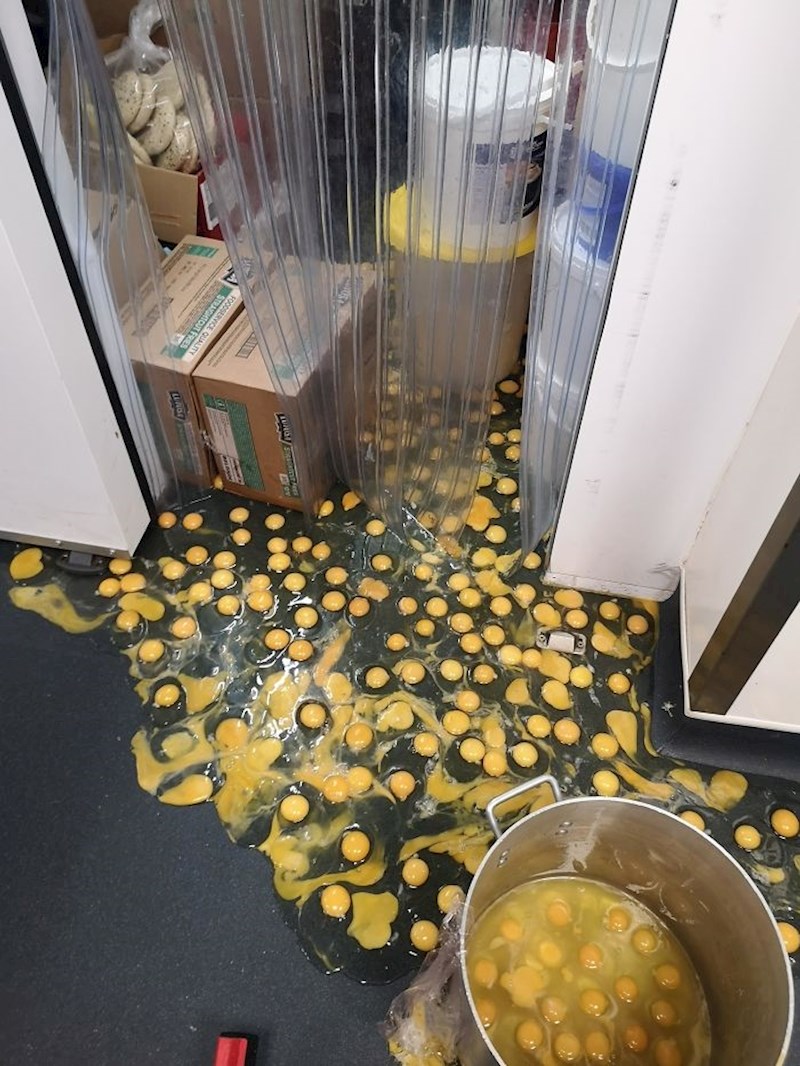 "Ovo mi se dogodilo minutu prije kraja smjene. Krasno."