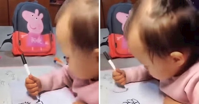 VIDEO Klinkica uzela flomaster i ostavila roditelje bez teksta, nećete vjerovati svojim očima kad vidite kako crta