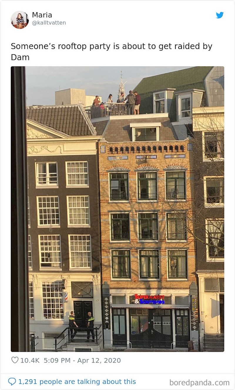 Netko je organizirao party na krovu.