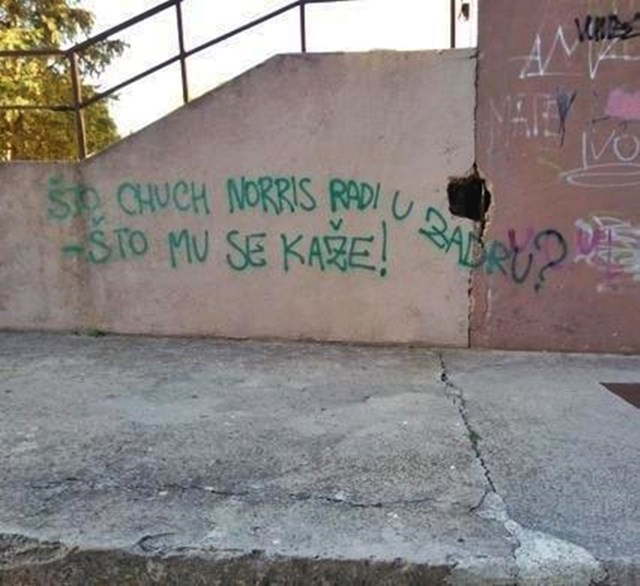 Evo što je netko napisao na jednom zidu: