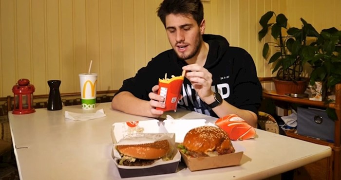 VIDEO Je li bolji McDonald'sov ili obični burger? Naručio je oba i napravio usporedbu