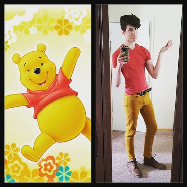"U gradu mi je neko malo dijete reklo da sam obučen kao medvjedić Winnie."
